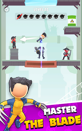 Captura de pantalla de Slicing Hero Sword Master Game