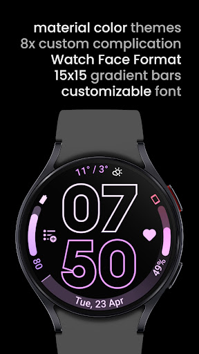 Captura de pantalla de Outlined Watch Face