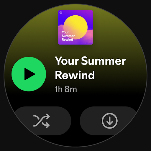 Captura de pantalla de Spotify: app música y podcasts
