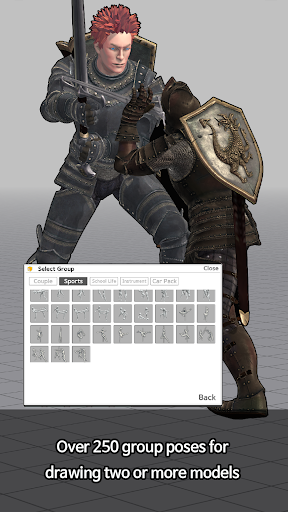 Captura de pantalla de Easy Pose - 3D pose making app