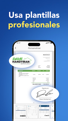 Captura de pantalla de Facturas Fácil - Invoice Fly