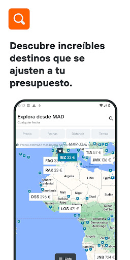 Captura de pantalla de KAYAK: Vuelos, Hoteles, Coches