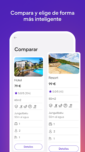 Captura de pantalla de Alquiler vacacional - HomeToGo