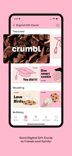 Captura de pantalla de Crumbl