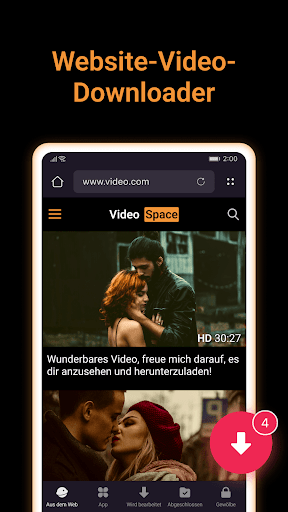 X-Downloader und Videoplayer Screenshot