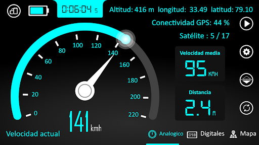 Captura de pantalla de velocimetro gps - Odometer
