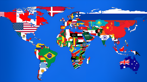 World Map & Countries screenshot