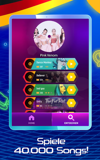 Tiles Hop Musik & Ball Spiele Screenshot