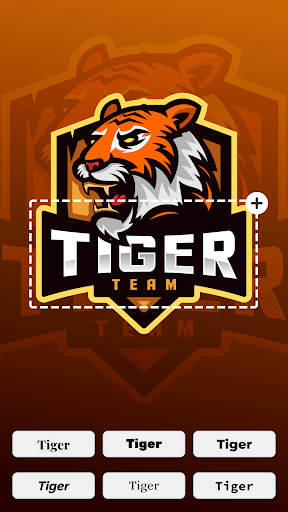 Captura de pantalla de Esports crea logos para juegos