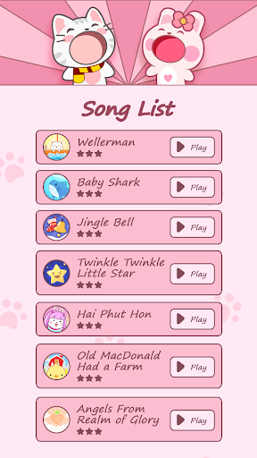 Captura de pantalla de Duet Friends: Cute Music Games