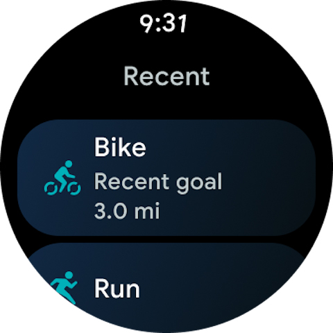 Captura de pantalla de Fitbit