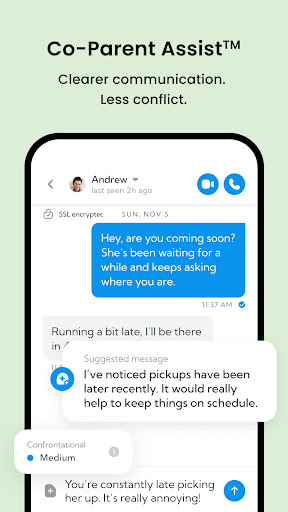 Captura de pantalla de AppClose: Co-Parent Essentials