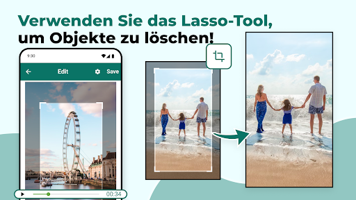 Unerwünschte Objekte entfernen Screenshot