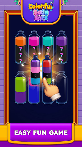 Colorful Soda Sort screenshot