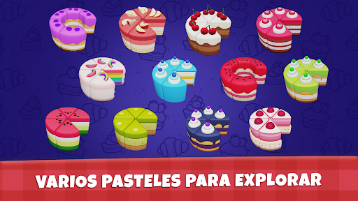 Captura de pantalla de Cake Sort - clasificar tartas