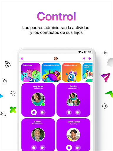 Captura de pantalla de Messenger Kids – La app de men