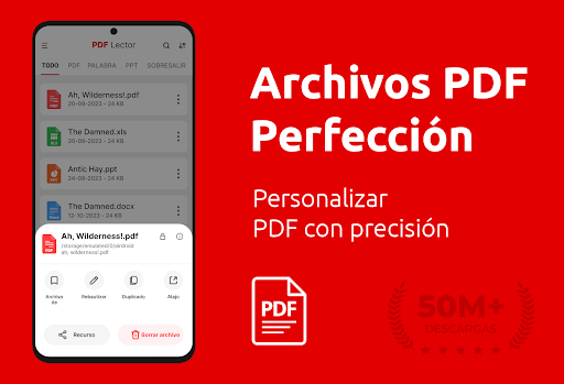 Captura de pantalla de Lector PDF App - Convertir PDF
