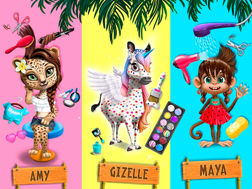 Captura de pantalla de Jungle Animal Hair Salon 2