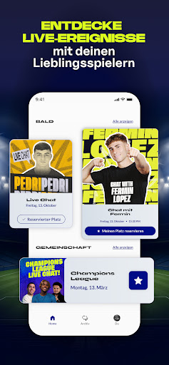 TR - Chat mit Fußballstars Screenshot