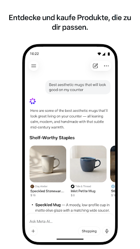 Meta AI – Assistent und Brille Screenshot