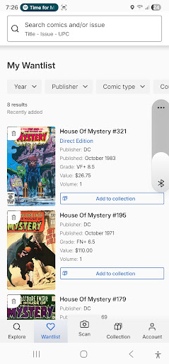 Comics Price Guide screenshot