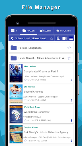 Captura de pantalla de EPUB Reader for all books