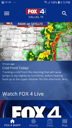 FOX 4: DFW WAPP - Weather screenshot