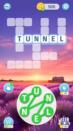 Sky Words: Kreuzworträtsel Screenshot
