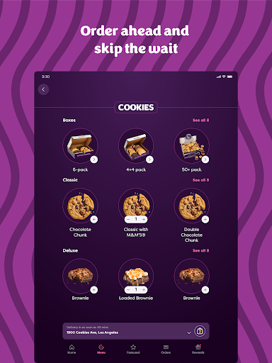 Insomnia Cookies screenshot