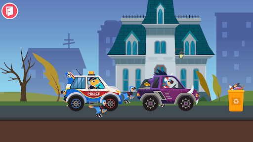 Dinosaur Police Car Games kids screenshot