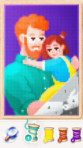 Captura de pantalla de Punto de cruz Mágico: Pintar