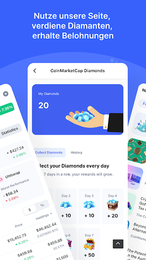 CoinMarketCap Krypto & Bitcoin Screenshot