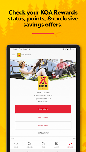 KOA Camping | RV, Cabin & Tent screenshot