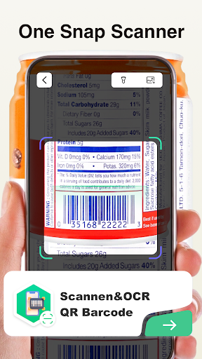Safe QR Barcode OCR AI Scanner Screenshot