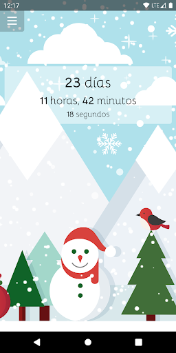 Captura de pantalla de Cuenta Regresiva para Navidad