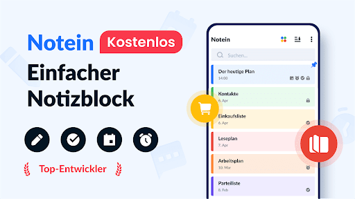 Notizen, Notizblock - Notein Screenshot