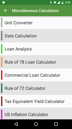 Captura de pantalla de Financial Calculators Pro
