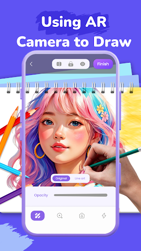 Captura de pantalla de AR Sketch: Trace Drawing