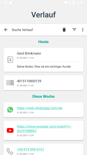 QR-code & Barcode-Scanner Screenshot