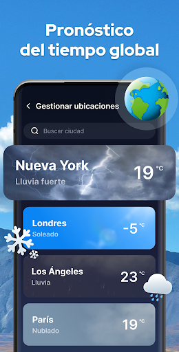 Captura de pantalla de Previsión del tiempo con radar