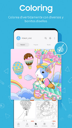 Captura de pantalla de PENUP