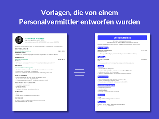 Lebenslauf Erstellen - Resume Screenshot