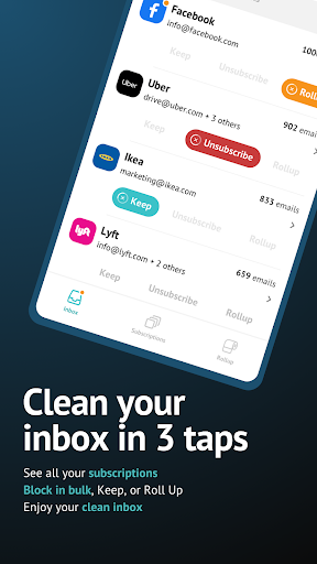 Unroll.Me - Inbox Mail Cleaner screenshot