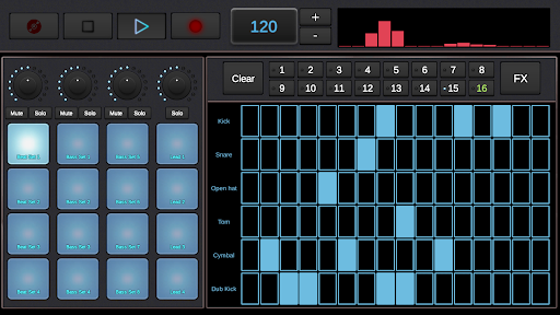 Captura de pantalla de Creador de Musica Dubstep