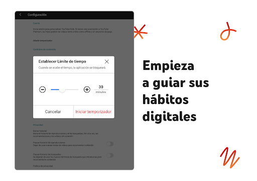 Captura de pantalla de YouTube Kids