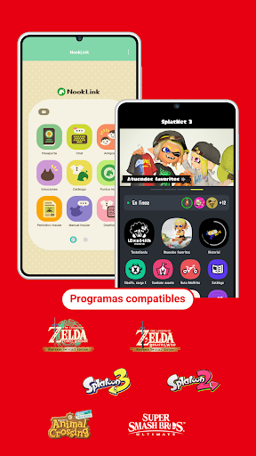Captura de pantalla de Nintendo Switch App