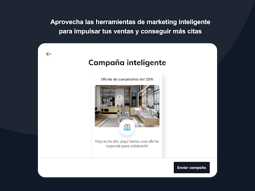 Captura de pantalla de Fresha para negocios