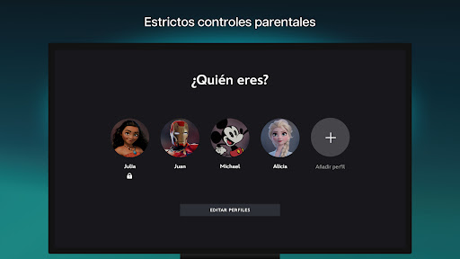 Captura de pantalla de Disney+