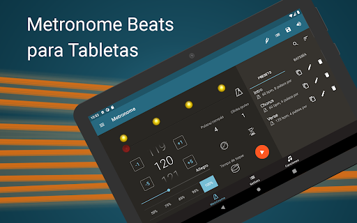 Captura de pantalla de Metrónomo Beats