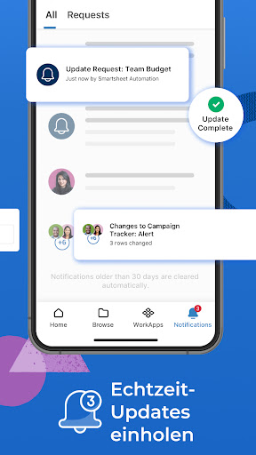 Smartsheet: Teams und Projekte Screenshot